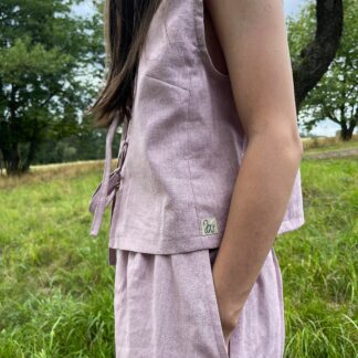 Lněná vestička ROSE LINEN
