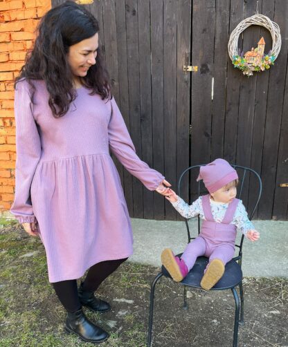 Vaflové šaty ANGLICKÁ RŮŽE