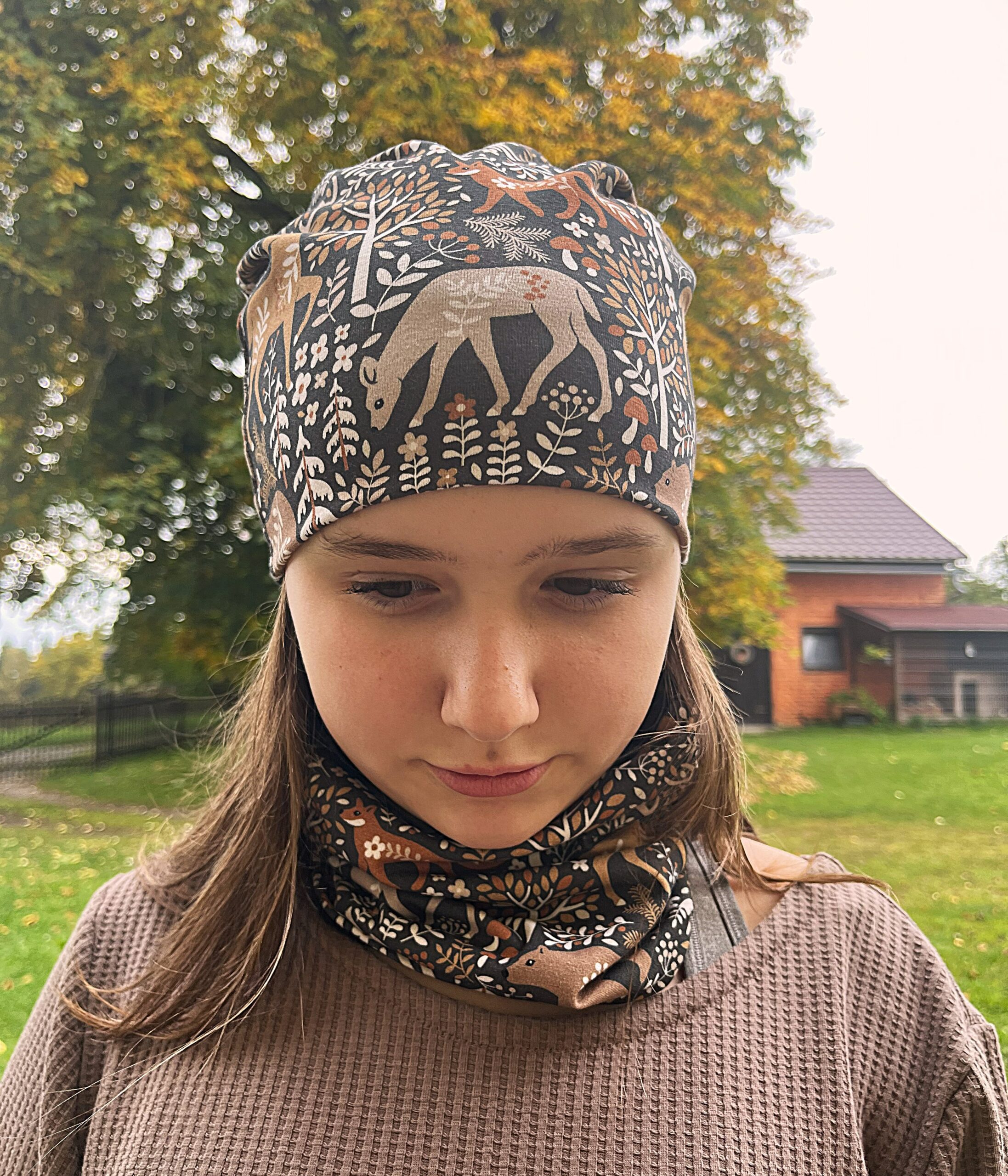 Čepice ZVÍŘÁTKA hnědá - Obrázek 8